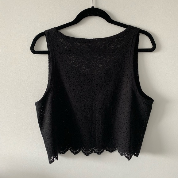 Monki Black Tank Top Size Large - Picture 2 of 2